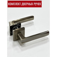 Дверная ручка RUCETTI RAP 14-S AB, цвет-бронза 9010411