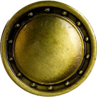 Ручка-кнопка KERRON 27 мм, античная бронза RK-006 BA