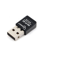 Сетевой двухдиапазонный Wi-Fi Gembird мини USB-адаптер 600 Мбит USB 802.11b/g/n/ac/а WNP-UA-008