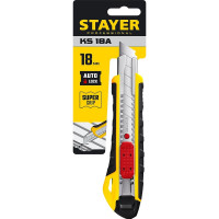 Нож с автостопом Stayer KS-18A сегментированные лезвия 18 мм 0916_z01