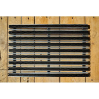 Придверная решетка Gidrolica щетка+скребок, 390х590х23 мм 30034