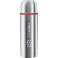 Термос Relaxika 102, 1 л, 2 чашки, стальной, R102.1000.1