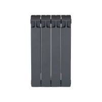 Биметаллический радиатор RIFAR MONOLIT 500 Титан 04 секц. бок. R-MN-500-04-TI