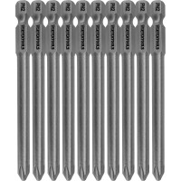 Набор бит PH2X90 10 шт vertextools БТ-PH2-90