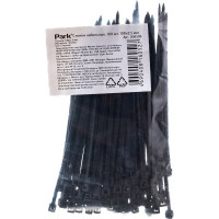 Хомут-стяжка Park нейлон, 100х2.5 мм, черная, 100 шт. 00 8599