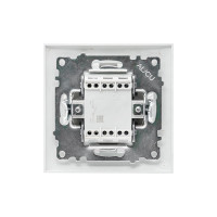 1-клавишный выключатель EKF Валенсия, 10А белый PROxima EWV10-021-10