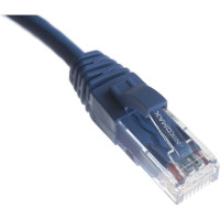 Шнур NIKOMAX U/UTP, 4 пары, Категория 5e, 7х0,205мм, PVC, синий, 0,15м NMC-PC4UD55B-001-BL
