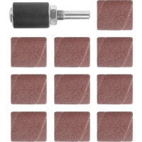 Бандаж наждачный 10 шт и барабан наждачный FIT IT 36914