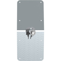 Коньковый молниеприемник с угловым зажимом DKC 2000 мм NL6200