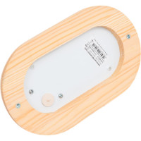 Светильник ЭРА НБО 0460011 Кантри, дерево/стекло, IP54, E27, max 60Вт, 232х140, ОВАЛ, КЛЕН Б0048031