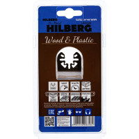 Полотно пильное погружное по древесине и пластику Hilberg WoodPlastic Bi-M 34x40x18tpi HR8348