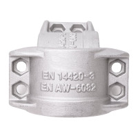 Хомут усиленный 4-х болтовый (50х8; алюминий) TITAN LOCK TL50X8AL