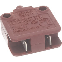 Мини-выключатель Emas мгновенного действия, 1НЗ, 250В AC, 16А BS1011