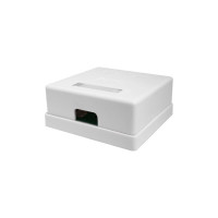 Компьютерная розетка SUPRLAN 8P8C /RJ-45/, FTP, Cat.5e, 2 порта 10-0308