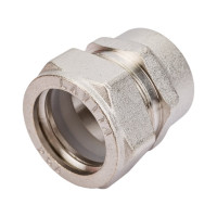 Муфта Lavita труба-вн. резьба усиленная V/S F 25х1 HP, НИКЕЛ V/S (F) 251" HP, НИКЕЛ