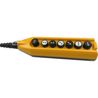 Пульт управления Emas 7-ми кнопочный, с ключом, 2 скорости, 250 В, 4А PV7AC20B444