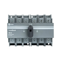 Реверсивный рубильник EKF 100A 3P c рукояткой для прямой установки TwinBlock tb-s-100-3p-rev
