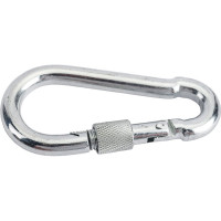 Пожарный карабин с фиксат. КРЕП-КОМП DIN 5299 D м10 15шт кпф10ф