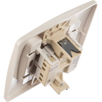 1-клавишный выключатель Systeme Electric BLANCA 10А, 250B, МОЛОЧНЫЙ BLNVS010102