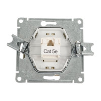 Компьютерная розетка Systeme Electric GLOSSA RJ45 категория 5E, ТИТАН GSL000481K