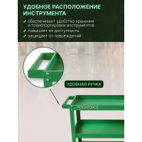 Инструментальная тележка Rockforce 3-х полочная с держателем отверток RF-1141343A(46741)
