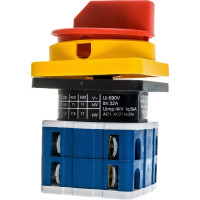Двухпозиционный переключатель Emas аварийного типа 0-1, 25А, 400В PSA025AK441E