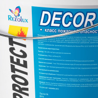 Моющаяся негорючая краска Мицар Protect Decor КМ0, 15 кг, белый УТ000005552