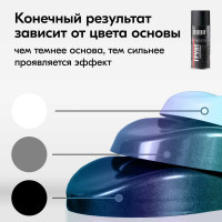 Эмаль декоративная KUDO CHAMELEON - цвет Изумрудный фламинго : синий-зеленый-фиолетовый KU-C267-2