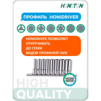 Набор торцевых удлиненных головок 3/8" HONITON, 8 предметов H-30008LS В0000000188244
