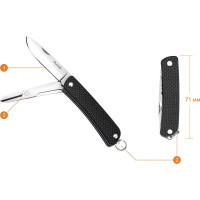 Нож Ruike multi-functional коричневый S22-N