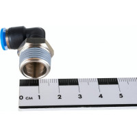 Фитинг цанговый угловой с наружной резьбой 3/8M для трубки диаметром 6 мм SHPI PL 06-R03