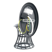Садово-парковый светильник FERON PL520 60W, 230V, E27, черный 11888
