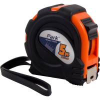 Рулетка с фиксатором прорезиненный корпус Park 5мx25мм TM28-5025 353028