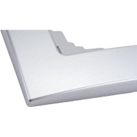 Рамка NILSON двухместная серебро Touran metallic 24130092