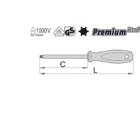 Отвертка Unior TORX, изолированная VDE 1000V 3838909164595