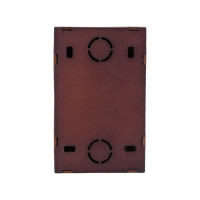 Розетка NILSON 2ОП з/к орех Themis wood 26271025