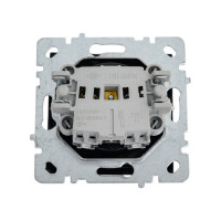 Механизм розетки NILSON 1СП черный Touran/Alegra 24220415