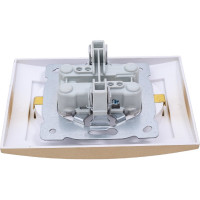 Розетка NILSON 2СП з/к золото Touran metallic 24151025