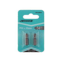 Насадка магнитная для больших нагрузок (2 шт; 25 мм; PH2) Jettools W2-11-0252-2