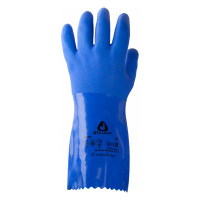Защитные химические перчатки с покрытием из ПВХ Jeta Safety, синие, размер XXL/11, JP711 JP711-XXL
