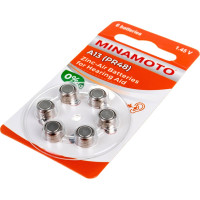 Слуховая батарейка Minamoto A13 PR48, 6 card 8813