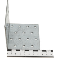 Перфорированный уголок ALBERTS оцинкованный, 80х80х80х2.5 мм 330859