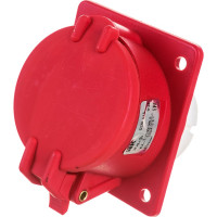 Встраиваемая розетка IEK ССИ-415 16А-6ч/200/346-240/415В 3Р+PЕ+N IP44 MAGNUM PSN42-016-5