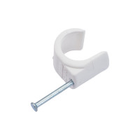 Скоба крепежная ЕВРОПАРТНЕР белая SC 14-20 20 шт. 3 0838 2