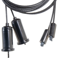 Комплект крепления для монтажа светильников Uniel UFL-H02 SILVER 100 POLYBAG UL-00002100