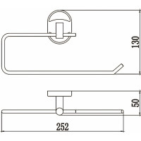 Держатель для бумажных полотенец Savol хром S-L07052 23253