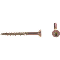 Конструкционный саморез Bullit TORX20 4x45, желтый, потайной, 12 шт. 14-0016260