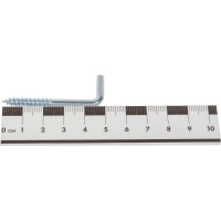 Крюк-шуруп ЕВРОПАРТНЕР L- обр. Zn d4,9хL50 в компл. c дюбелем MULTI 8x32 4шт. MP 309 17
