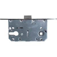 Замок под цилиндр с полиамидным язычком PALOMA Ренц межосевое расстояние 85 мм., хром бл. INLB 85 PL C