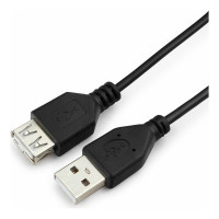 Кабель-удлинитель Гарнизон USB 2.0 AM/AF, 1м, пакет GCC-USB2-AMAF-1M
